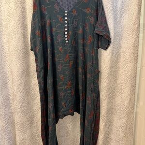 Kantha Bae completely reversible cotton Eva Romper